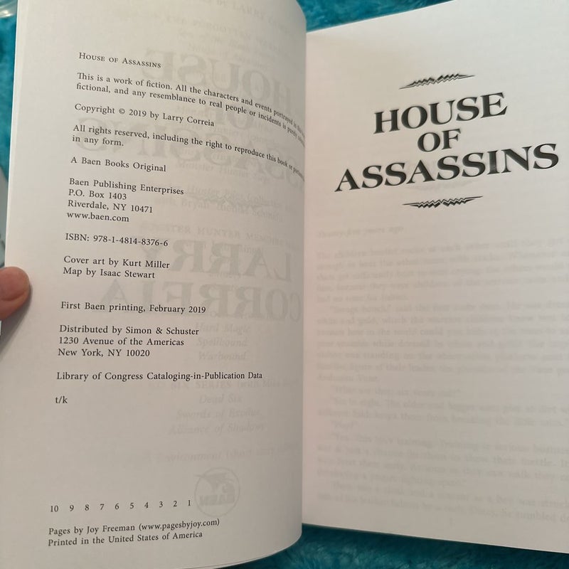 ADVANCE READER’S EDITION ARC TRUE FIRST EDITION House of Assassins