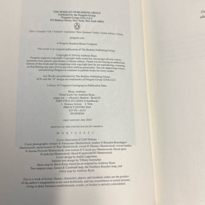 Tower Lord (First Edition, 2nd Printing