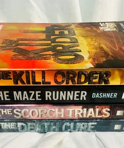 NEW- The Maze Runner 4 Book Set
