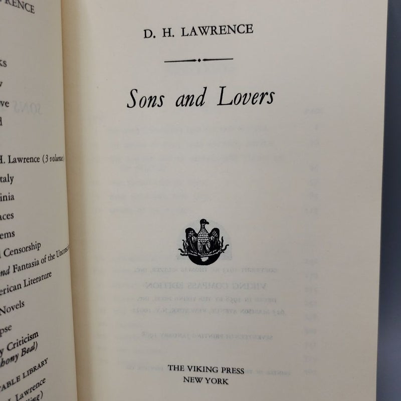 Sons and Lovers