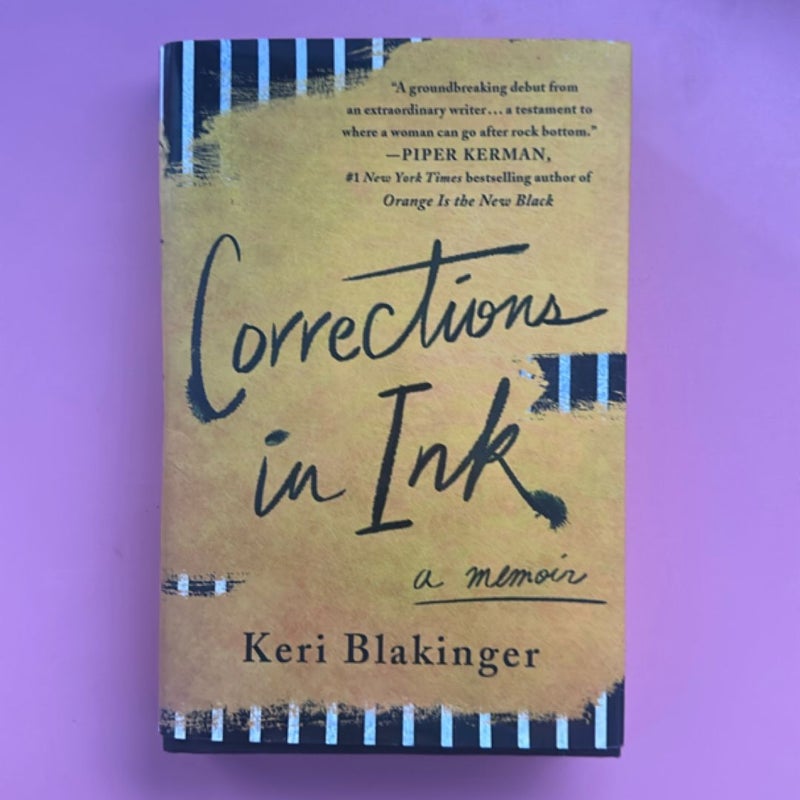 Corrections in Ink