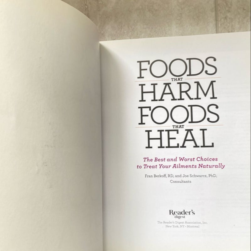 Foods That Harm and Foods That Heal