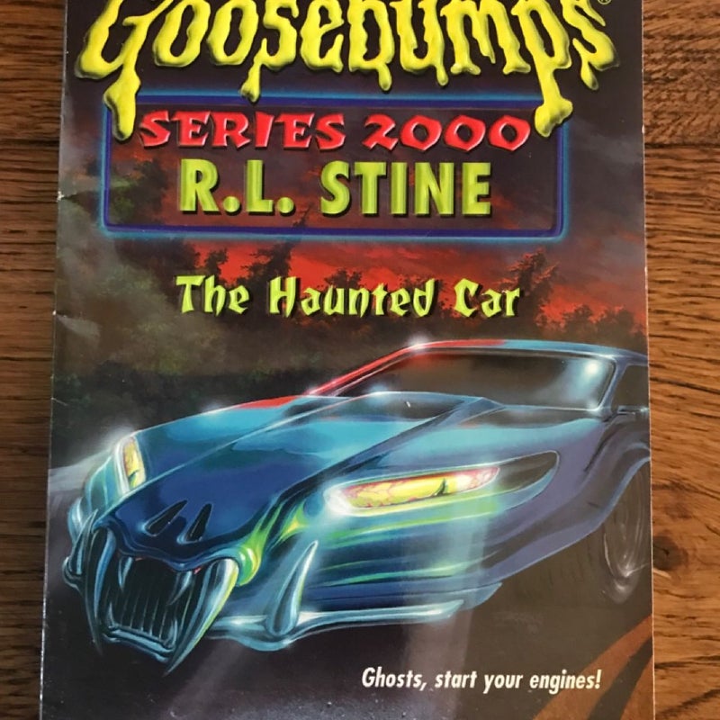 TRUE 1st Printing GOOSEBUMPS Series 2000: The Haunted Car, 1999 VTG Teen Horror Series