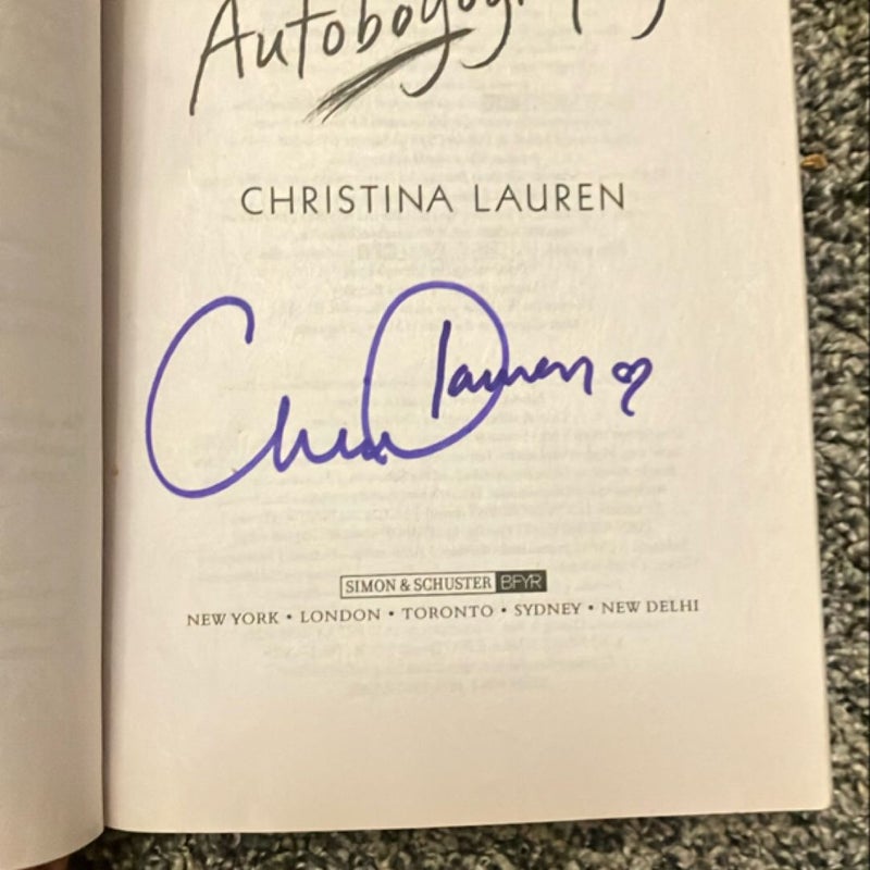 Autoboyography (signed) 