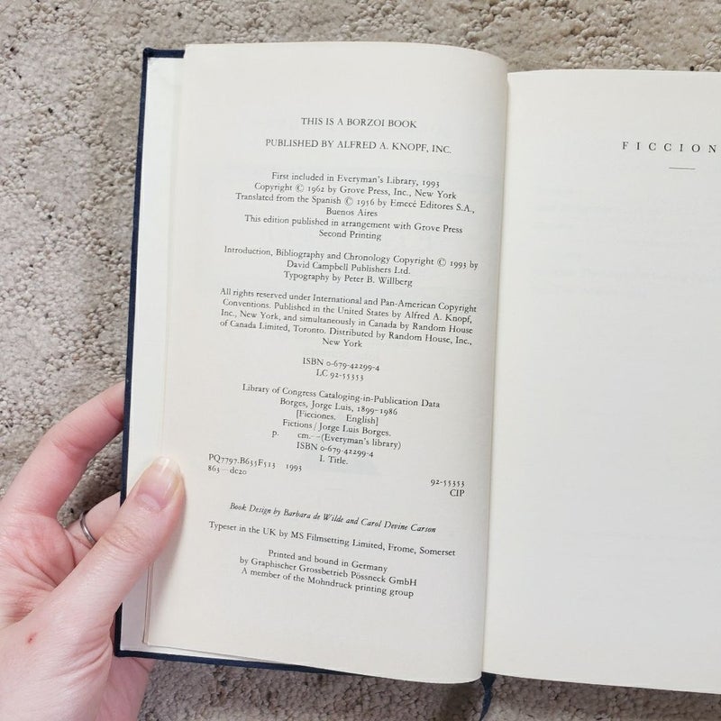 Ficciones (Everyman's Library Edition, 1993)