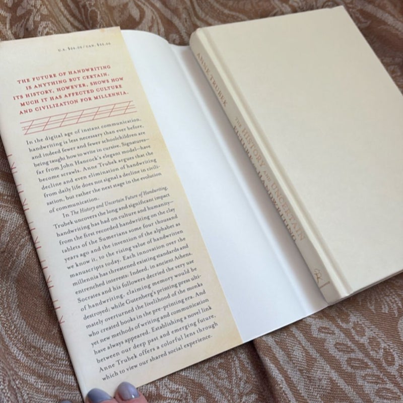 The History and Uncertain Future of Handwriting
