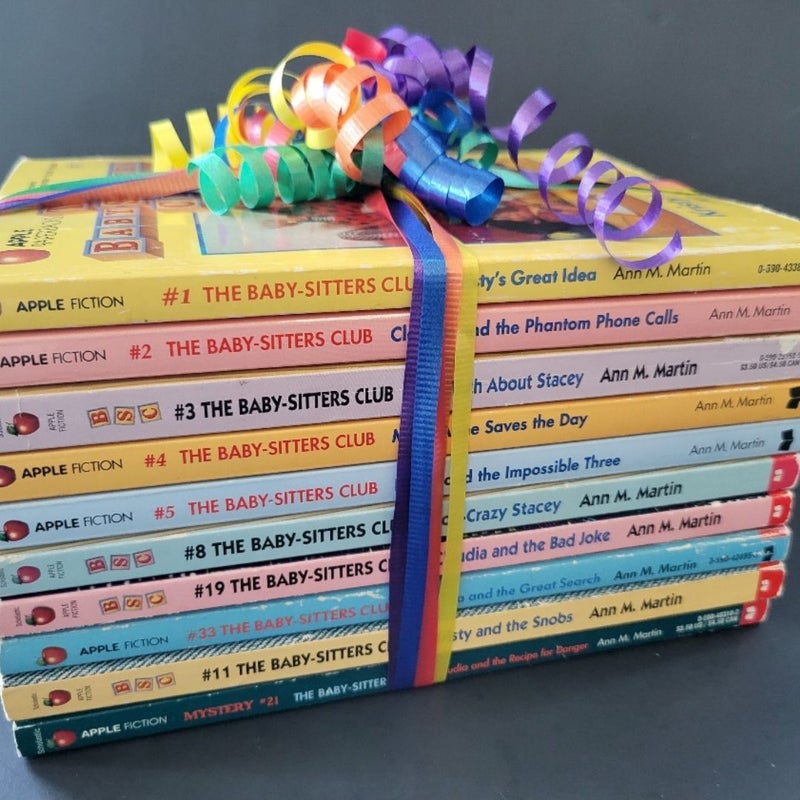 THE BABYSITTERS CLUB BOOKS VINTAGE 1990s LOT & SPECIAL ED. MYSTERY ANN M. MARTIN