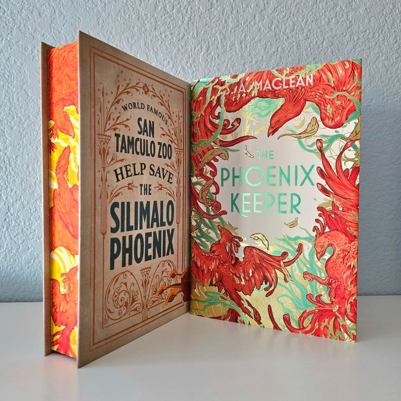 NEW Illumicrate The Phoenix Keeper SIGNED by S.A. Maclean Special Edition