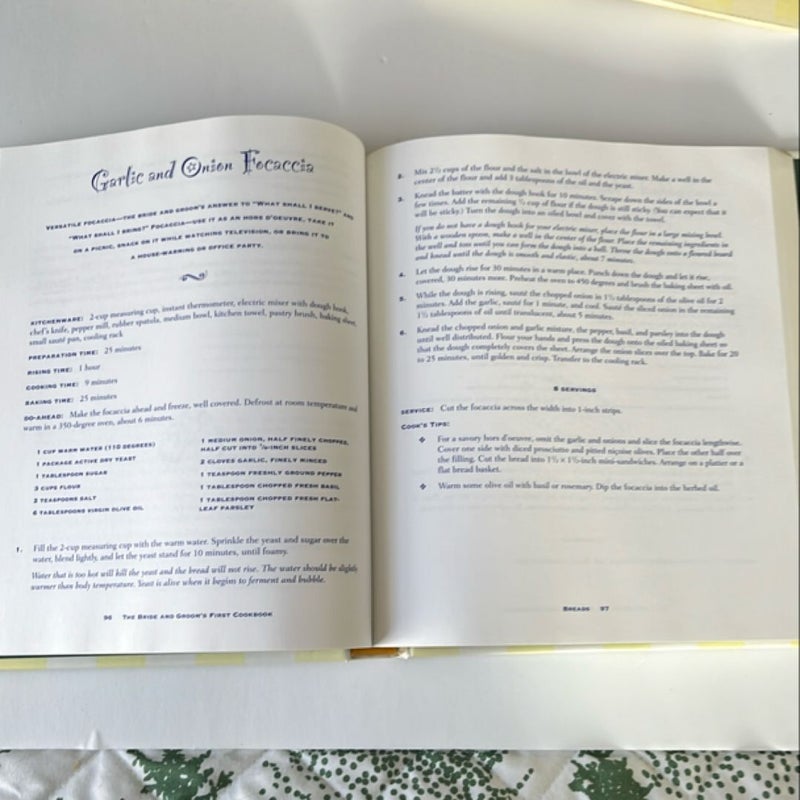 The Bride and Groom's First Cookbook