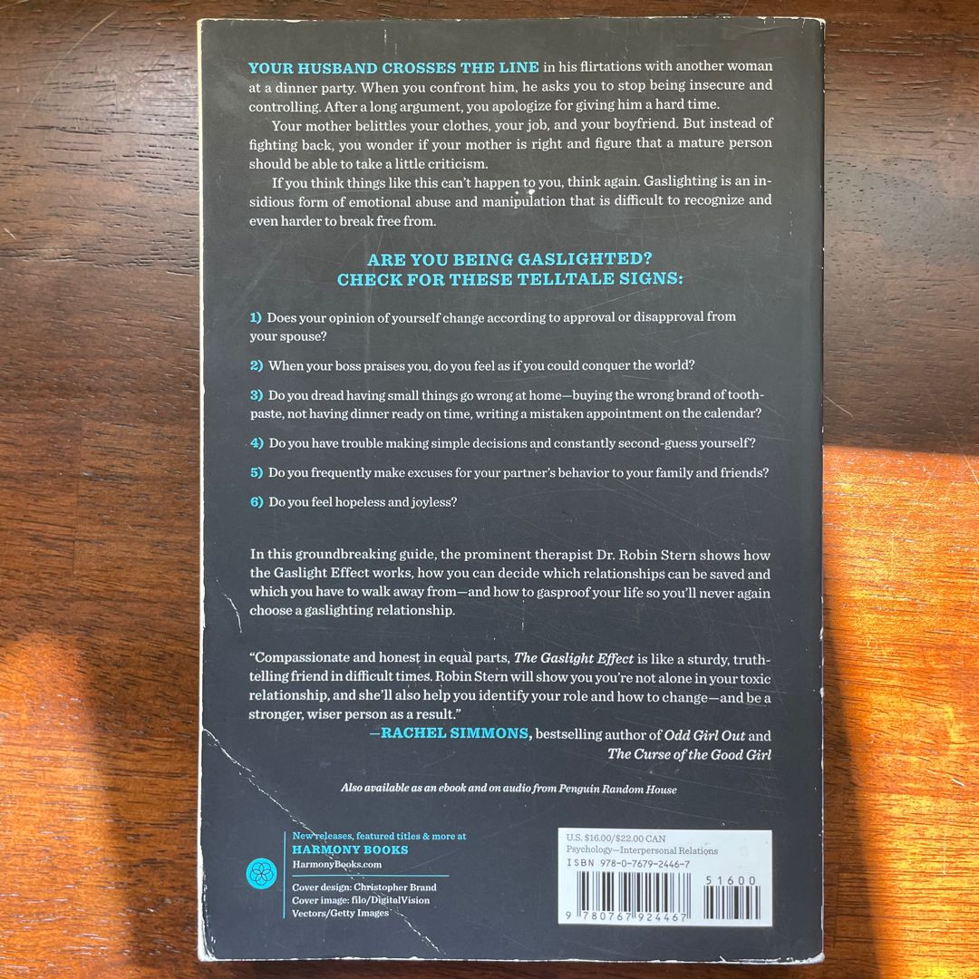 The Gaslight Effect by Robin Stern, Paperback  Pangobooks