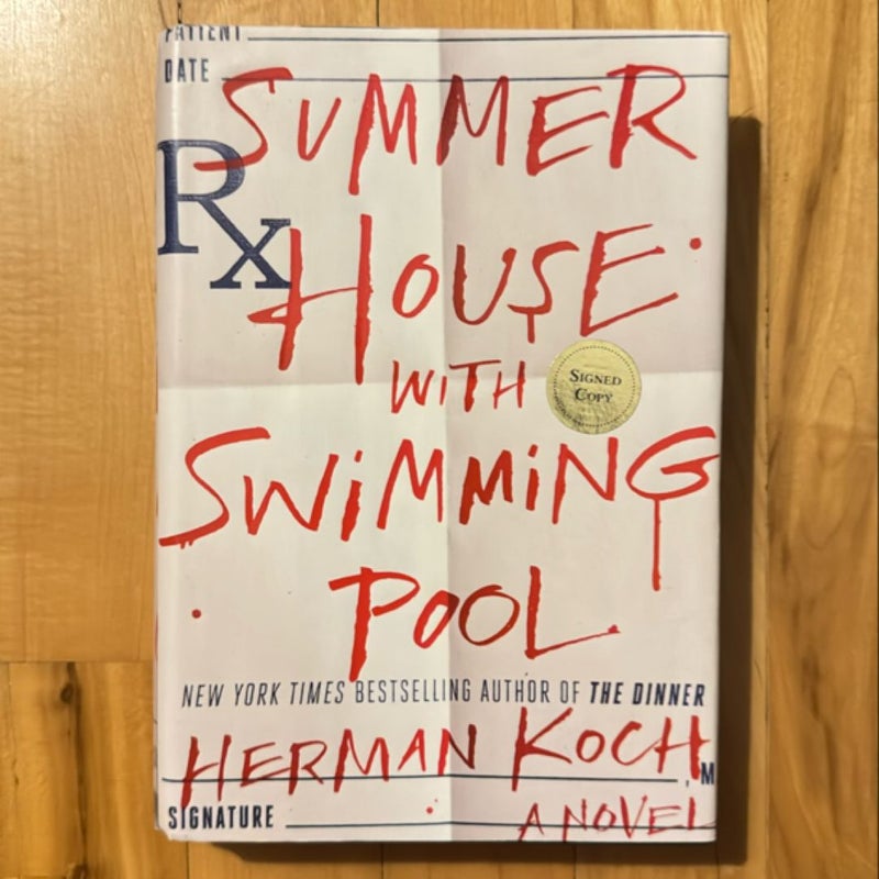 Summer House with Swimming Pool - signed copy