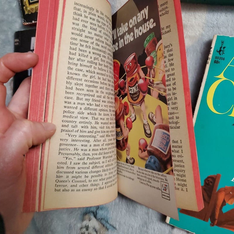 The Body in the Library, Partners in Crime, Passenger to Frankfurt, Nemesis, The Labors of Hercules (colored page edges bundle)