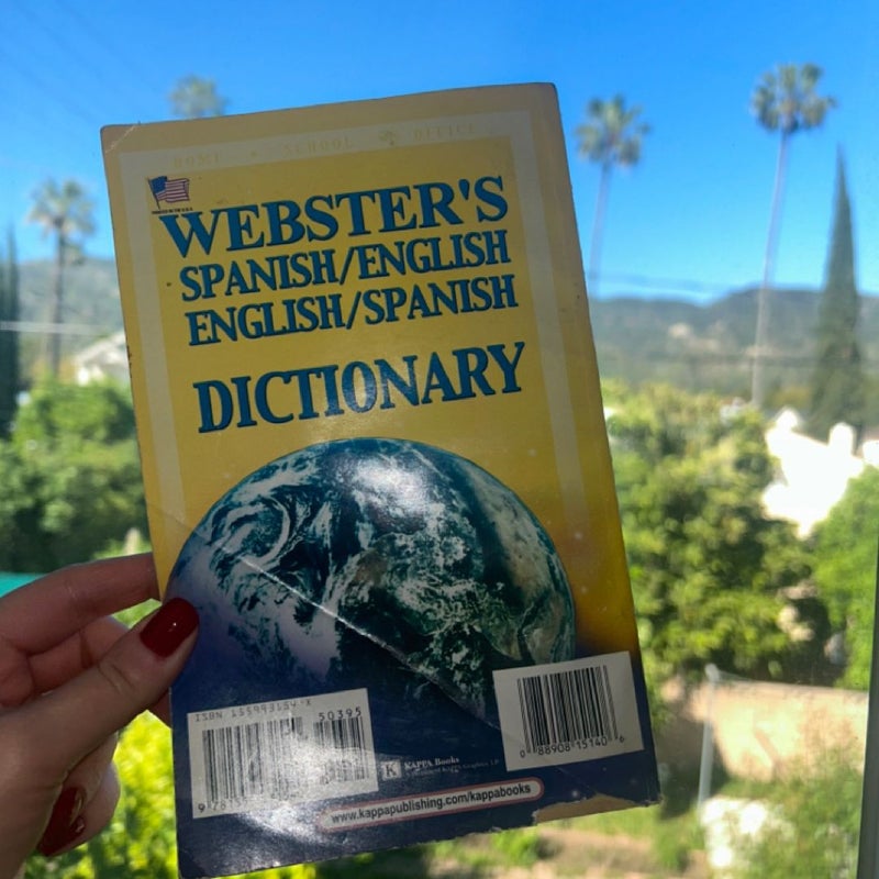 WEBSTER'S SPANISH/ENGLISH ENGLISH/SPANISH DICTIONARY