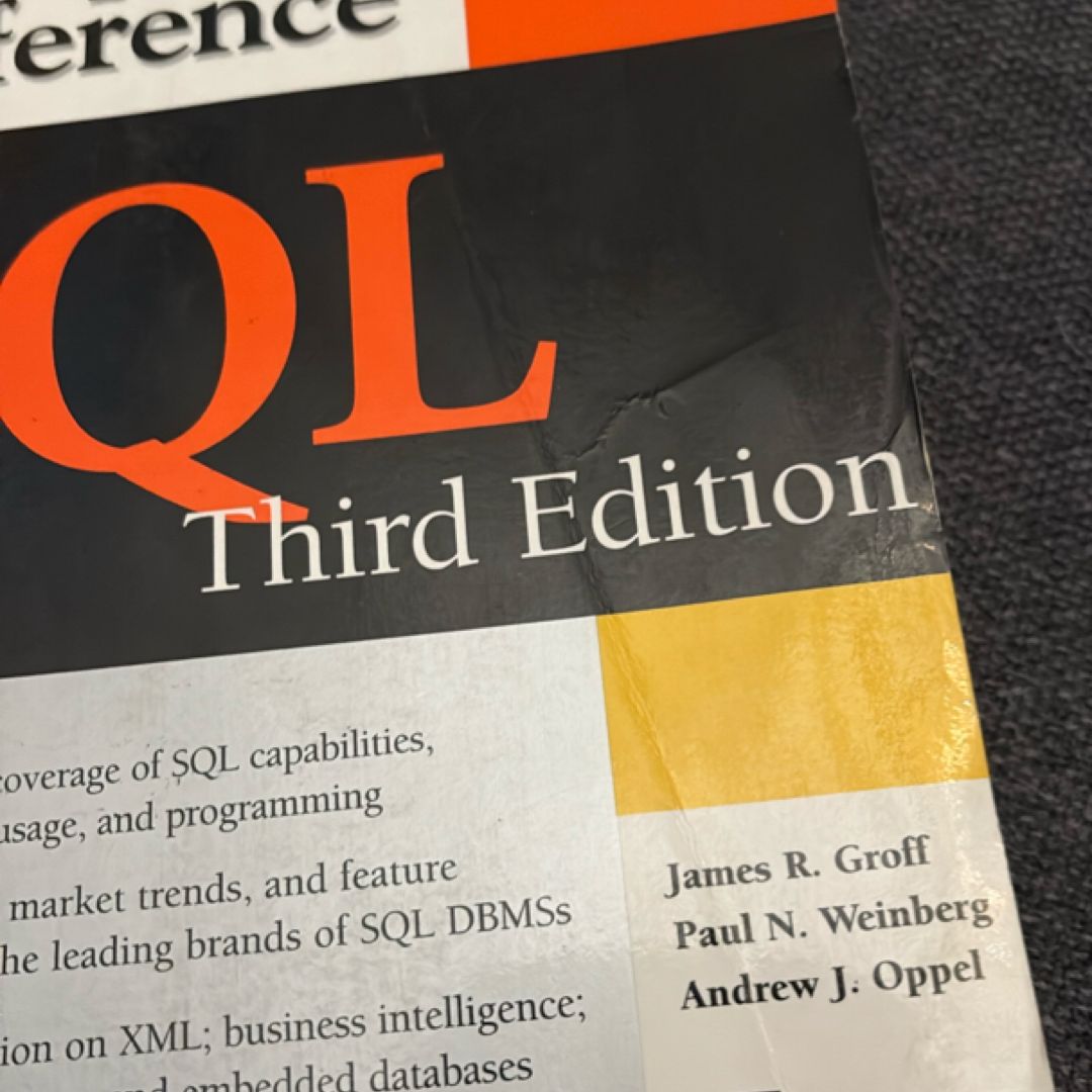 SQL the Complete Reference, 3rd Edition by James R. Groff, Paul N ...
