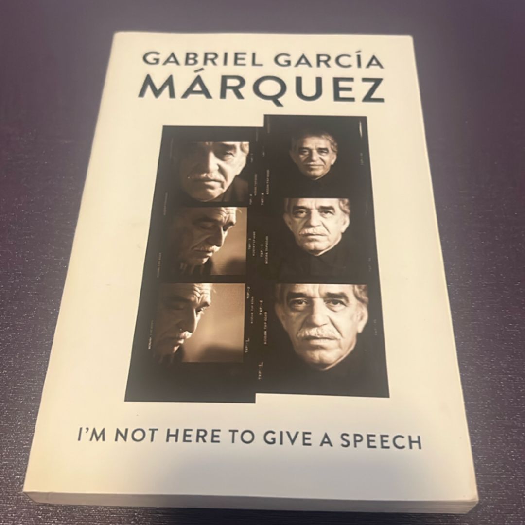 I'm Not Here to Give a Speech