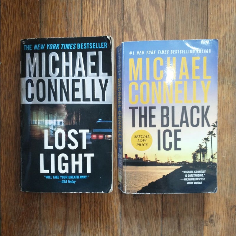 Michael Connelly Lot: Lost Light The Black Ice