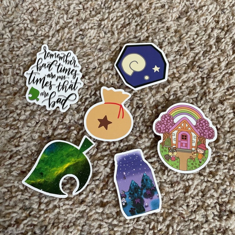 Assorted ACNH stickers!