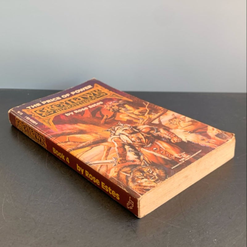 The Price of Power, Greyhawk 4, First Edition First Printing
