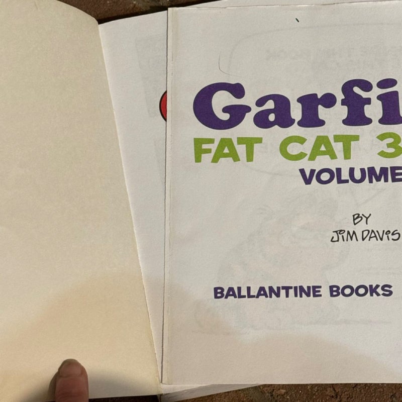 Garfield Fat Cat 3-Pack Paperback Book Bundle