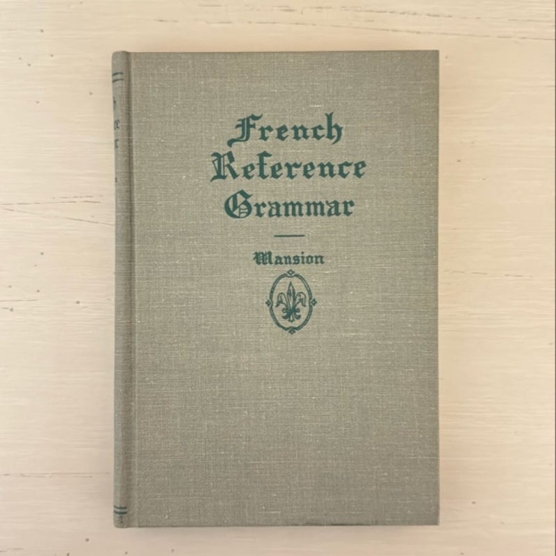 French Reference Grammar