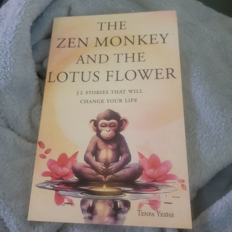 The Zen Monkey and the Lotus Flower