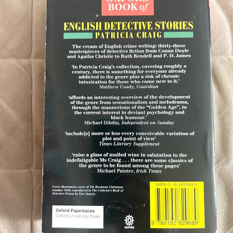 The Oxford Book of English Detective Stories