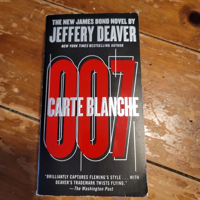 Carte Blanche, The New James Bond Novel