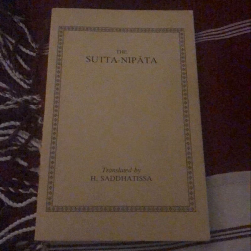 The Sutta-Nipata