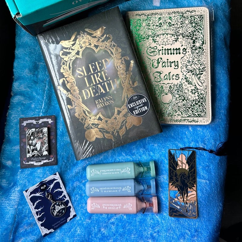 Sleep Like Death Owlcrate July YA Box