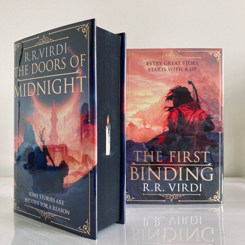 The Doors of Midnight & The First Binding • Broken Binding SIGNED No. 40 Match Set