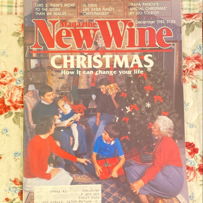 New Wine Magazine - December 1985