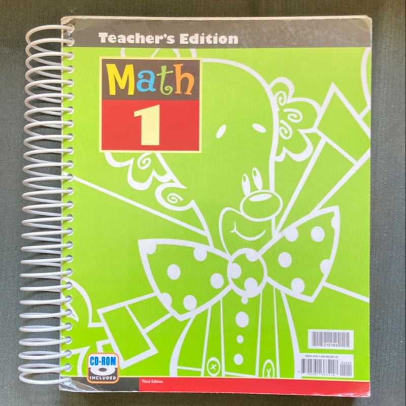 BJU Press Math 1 Teacher’s Addition