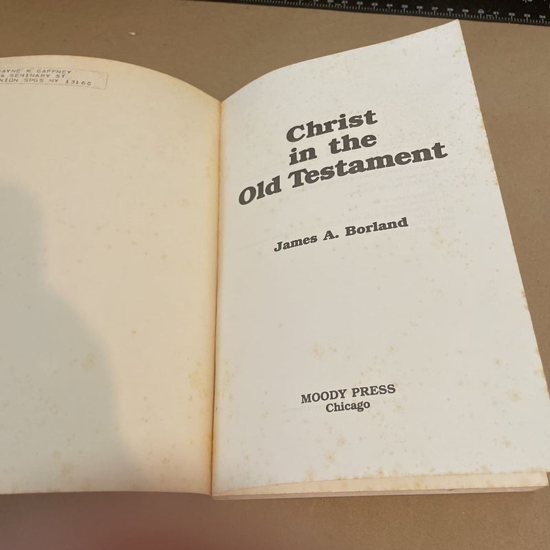 Christ in the Old Testament