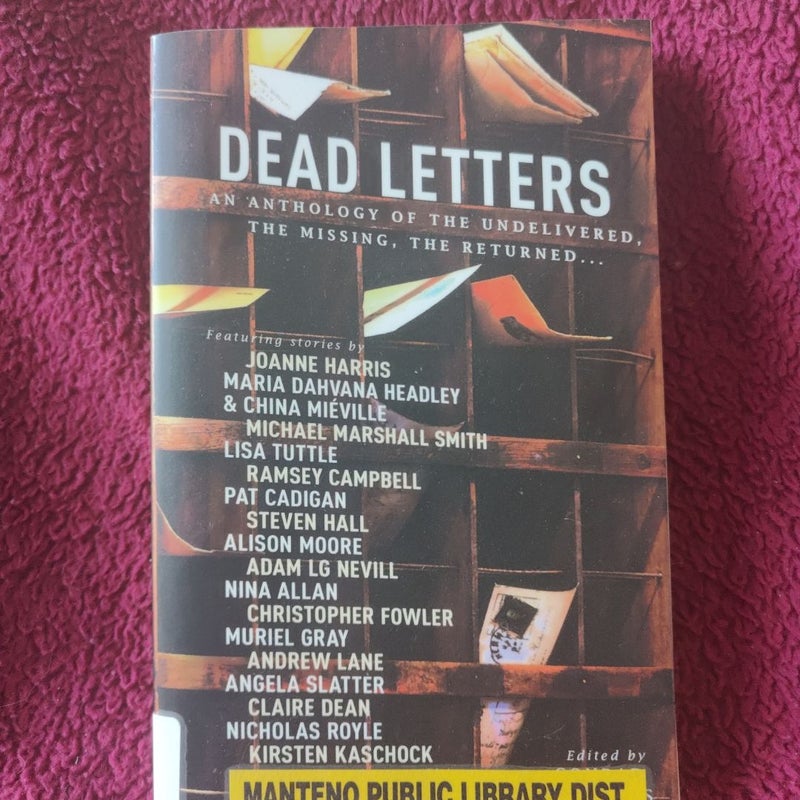 Dead Letters: an Anthology