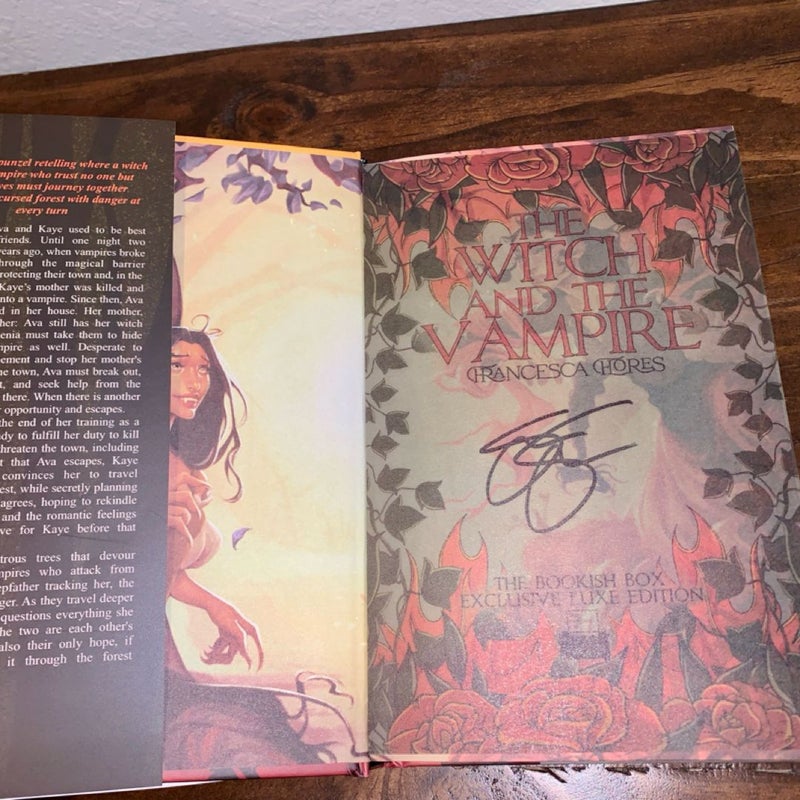 The Witch and the Vampire (Signed): Bookish Box SE