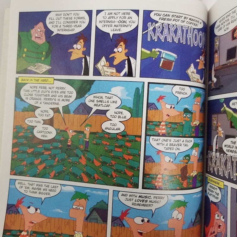 Hey, Where's Perry? (Phineas and Ferb Comic Reader, book 3)