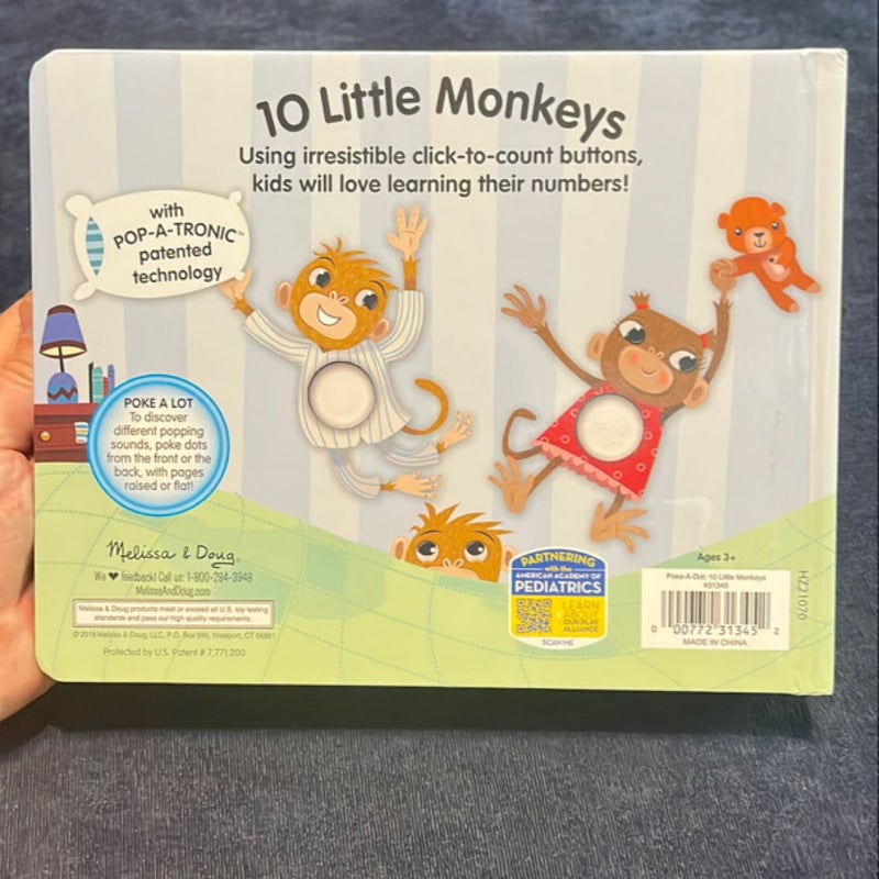 Poke-a-Dot 10 Little Monkeys