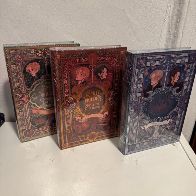 Owlcrtae Emily Wilde's Encyclopaedia of Faeries Set SIGNED