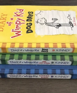 Diary of a Wimpy Kid 2-4 bundle