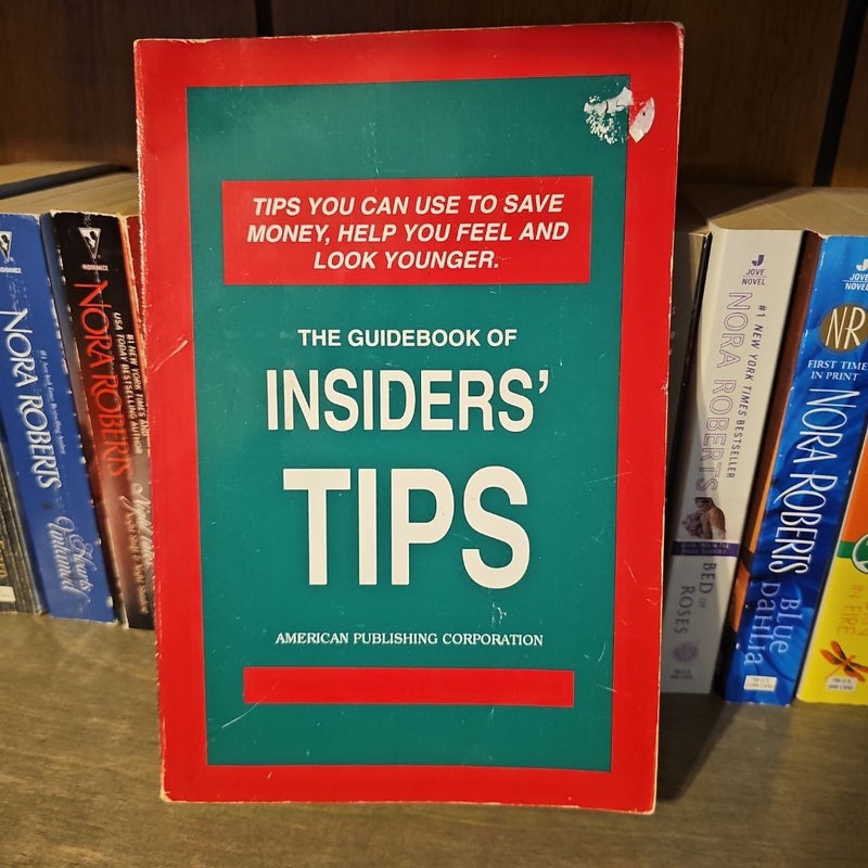 The guidebook of insiders' tips