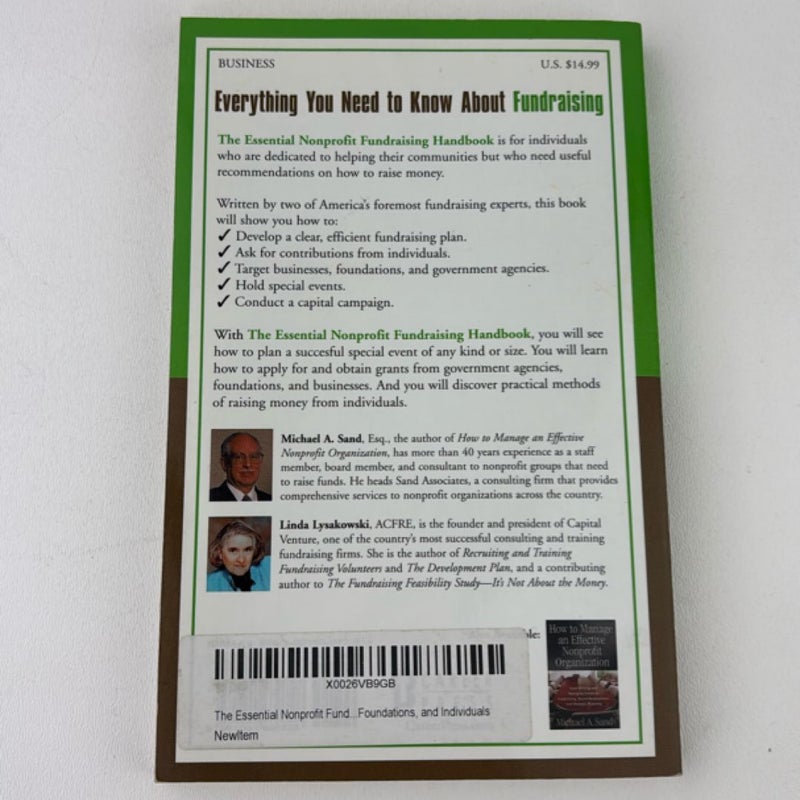 The Essential Nonprofit Fundraising Handbook