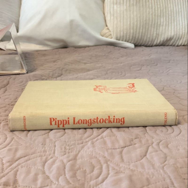 PIPPI LONGSTOCKING- 1st Edition, 13th Printing Vintage HC! 