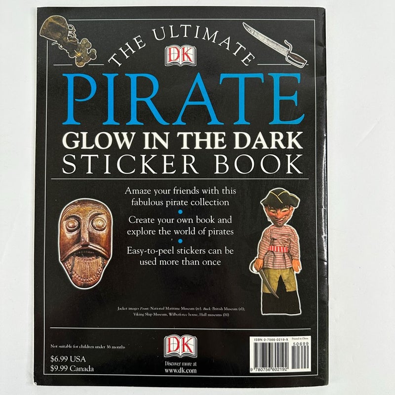 DK The Ultimate Pirate Glow in the Dark Sticker Book