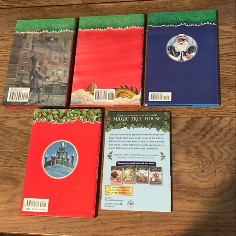 Lot of 5 Magic Tree House Books