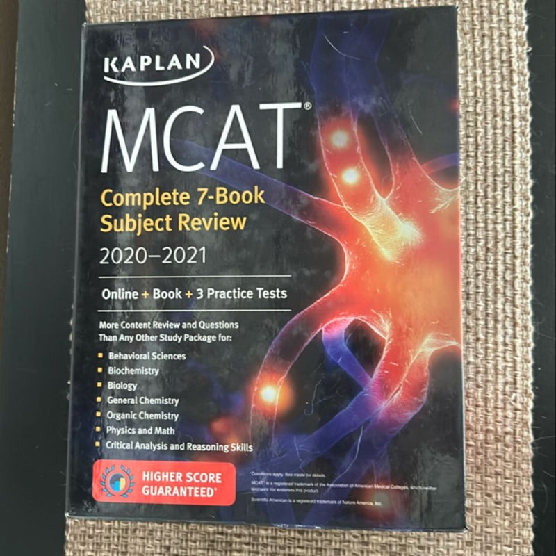 MCAT Complete 7-Book Subject Review 2020-2021