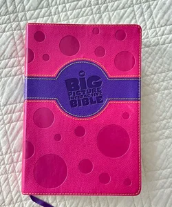 The Big Picture Interactive Bible for Kids, Purple/Pink Polka Dot LeatherTouch