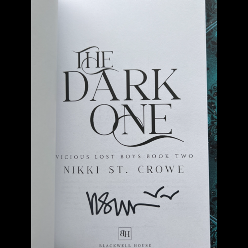 DO NOT BUY!! The Dark One signed by Nikki St. Crowe Patreon Exclusive sale