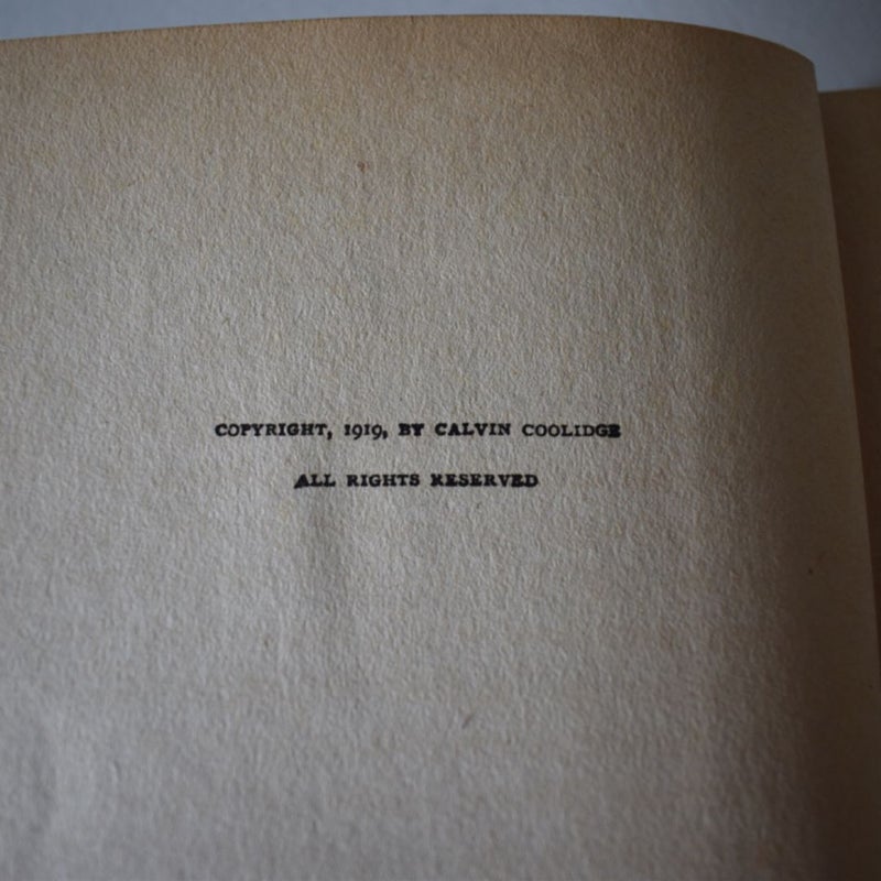 Have Faith In Massachusetts and The Autobiography Of Calvin Coolidge