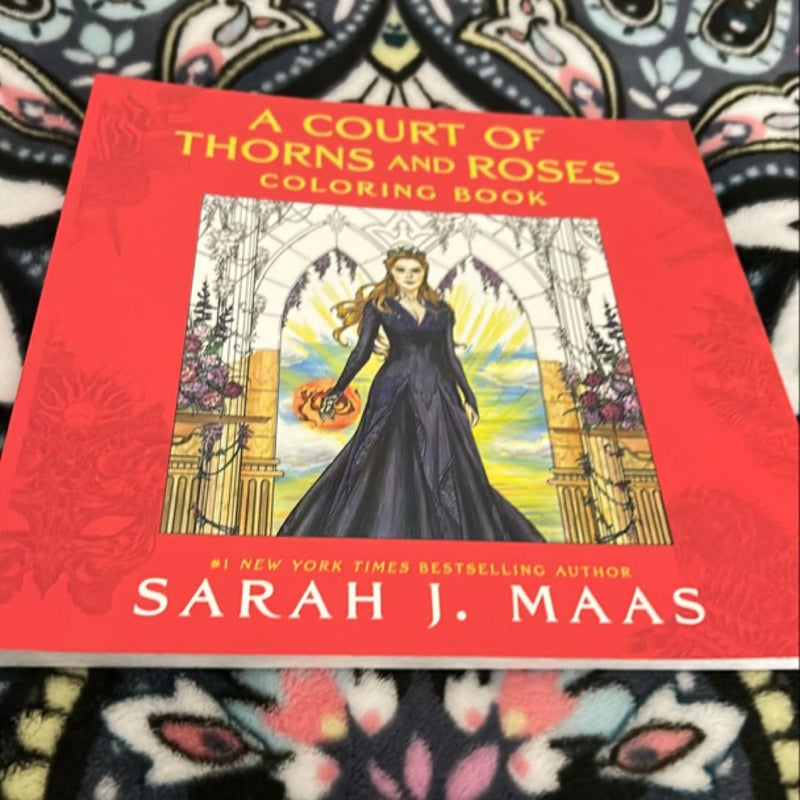 A Court of Thorns and Roses Coloring Book by Sarah J. Maas
