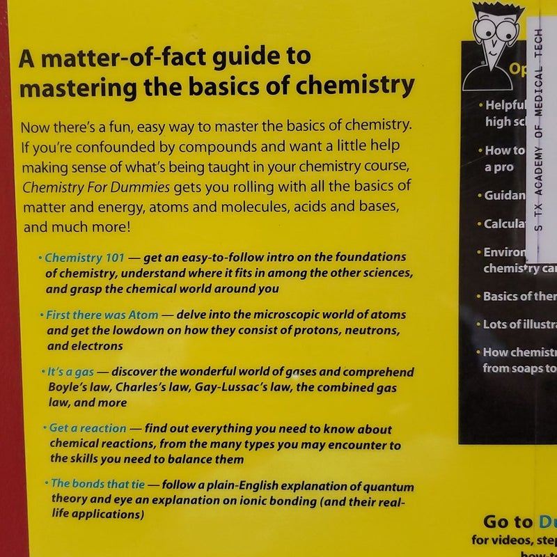 Chemistry for Dummies®